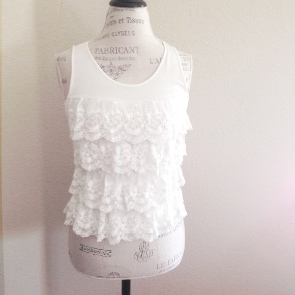 Nia Ruffled Tiered Sleeve Textured Top main image 0